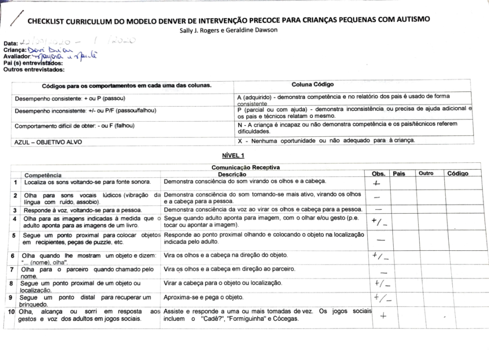 Introduzir Imagem Modelo Denver De Interven O Precoce Br