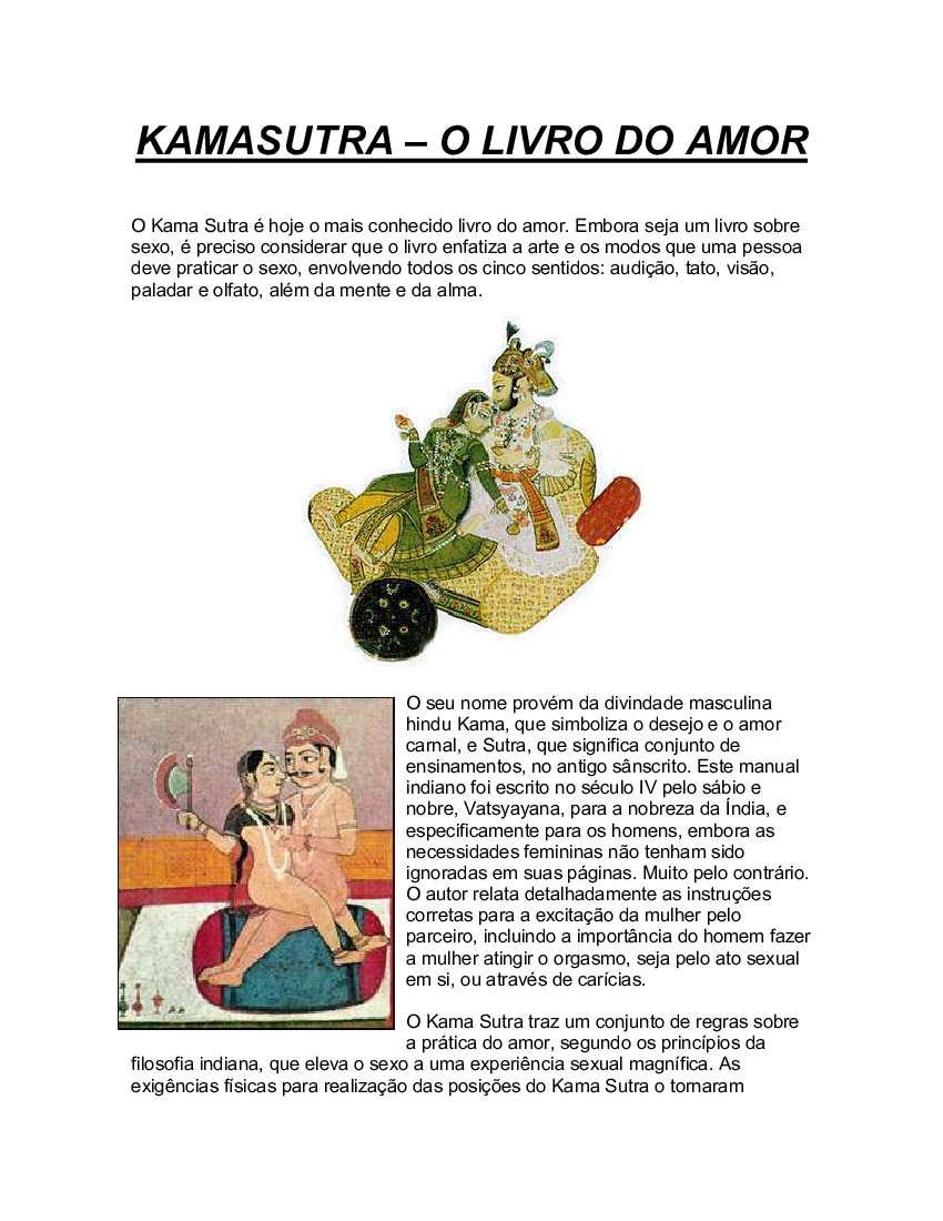 Kama Sutra - o livro do amor - Baixar pdf de Doceru.com