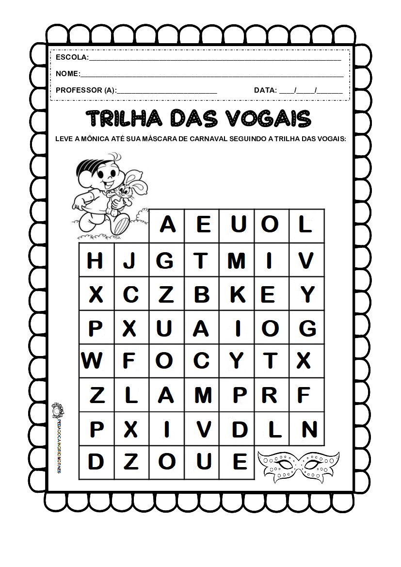 Trilha das vogais