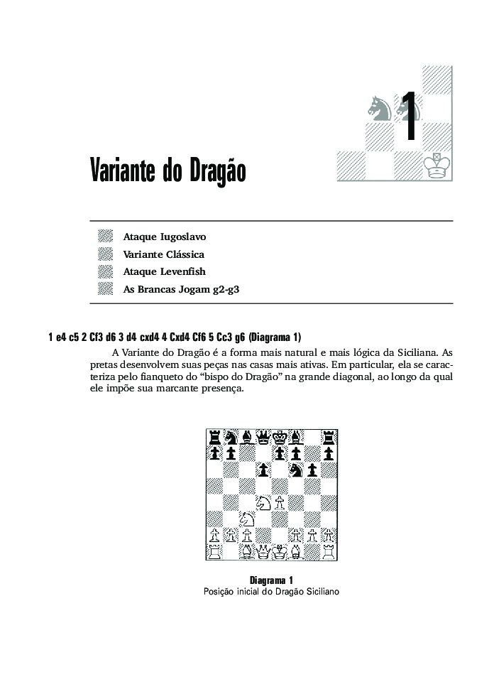 Xadrez - Siciliana Variante Dragão, PDF, Aberturas (xadrez)