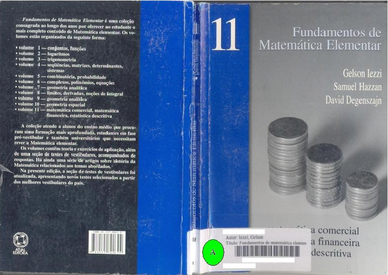 Fundamentos de Matemática Elementar Vol.11.estatistica - Baixar pdf de