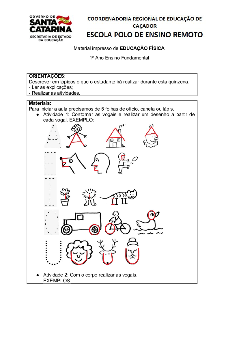 Educação Física (1° Ano)