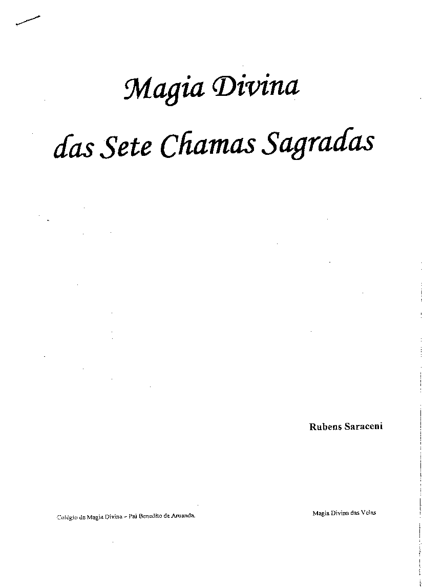 A Magia Divina Das Ervas Sagradas (Rubens Saraceni), PDF, Tablet Computer
