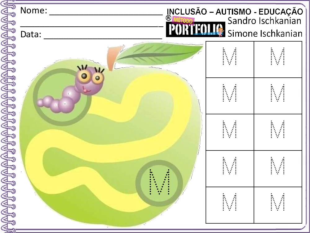 Atividades Escolares: O BICHINHO DA MAÇÃ #LETRAS