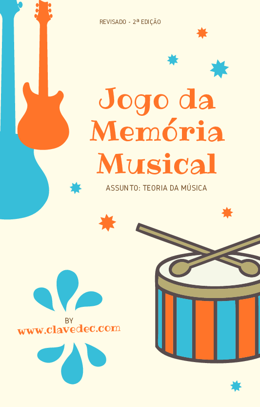 Jogo da Memória Musical para Baixar, As notas na pauta e no teclado, Musicalização