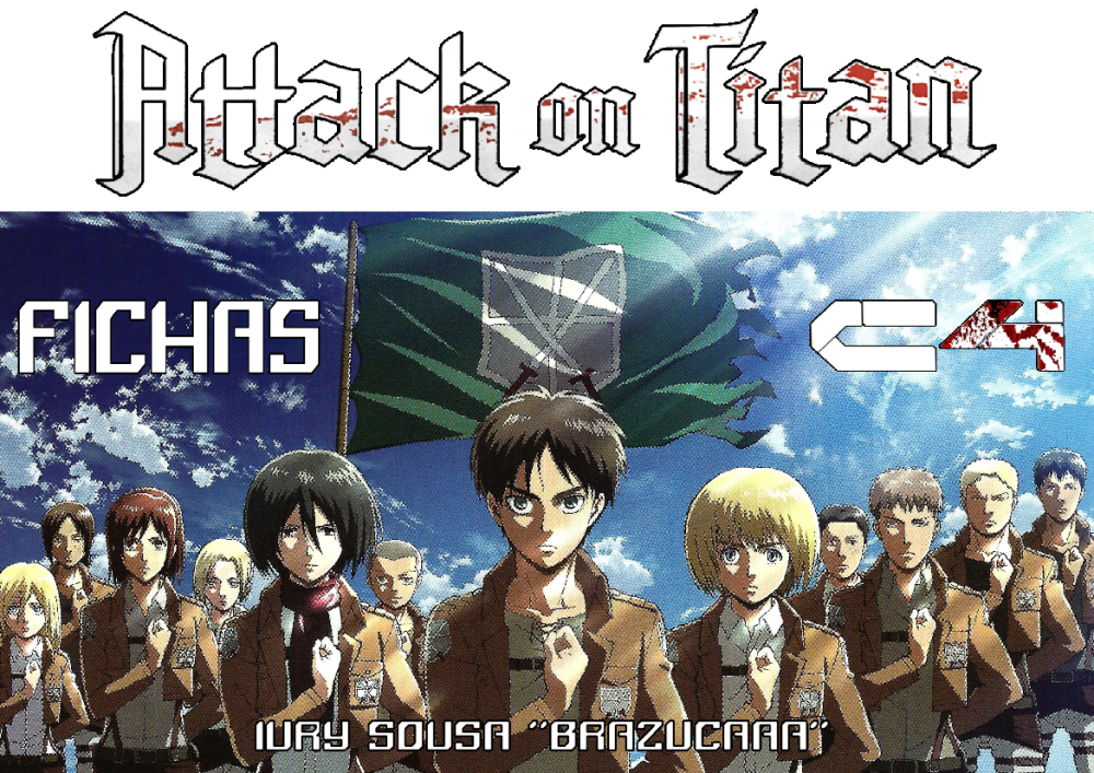 Attack On Titan (C4) - Fichas Prontas