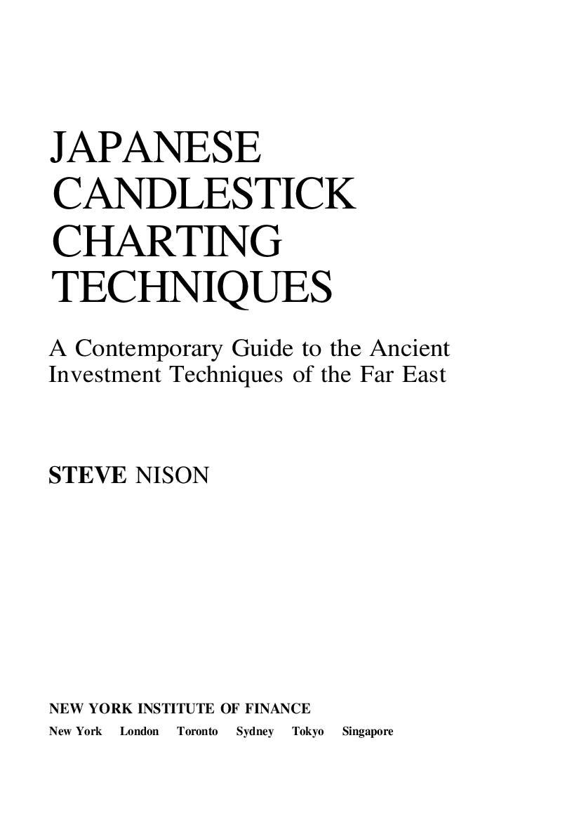 PDF) EXTRACTO DEL LIBRO JAPANESE CANDLESTICK CHARTING, 48% OFF