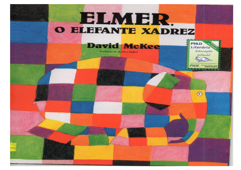 Livro - Elmer o elefante xadrez ⋆ EduKinclusiva