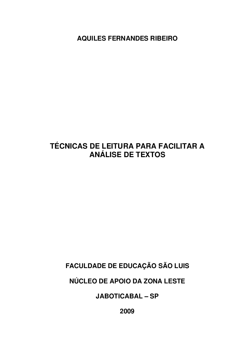 Tecnicas de Analisis Textual - Pptooo, PDF, Palavra