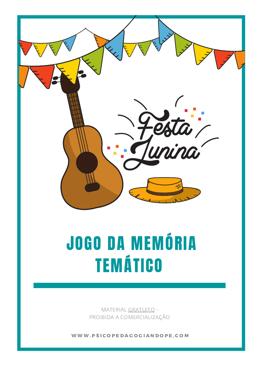 Jogo da memória - Festa Junina, Estúdio Agridoce, Elo7