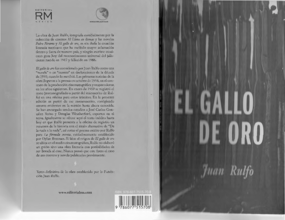 Juan Rulfo - El gallo de oro (2010) - Baixar pdf de 