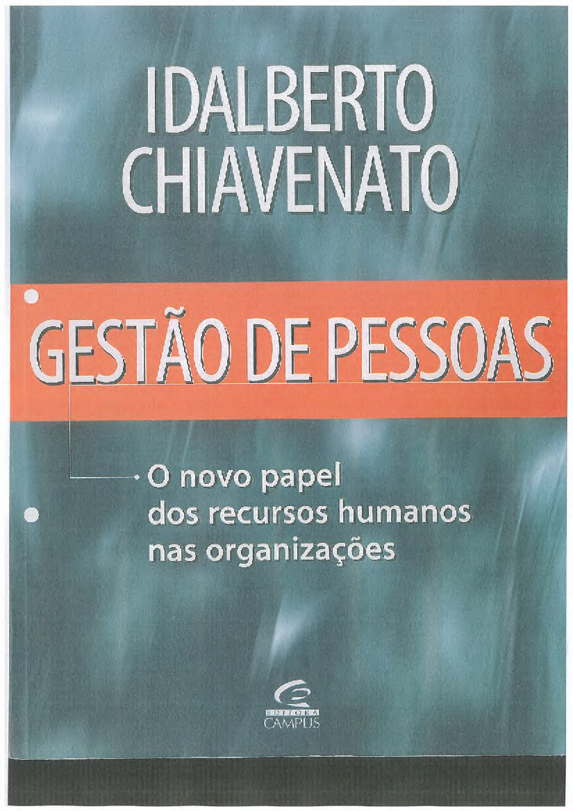 pdf lIVRO gestão de pessoas IDALBERTO CHIAVENATO - Baixar pdf de 