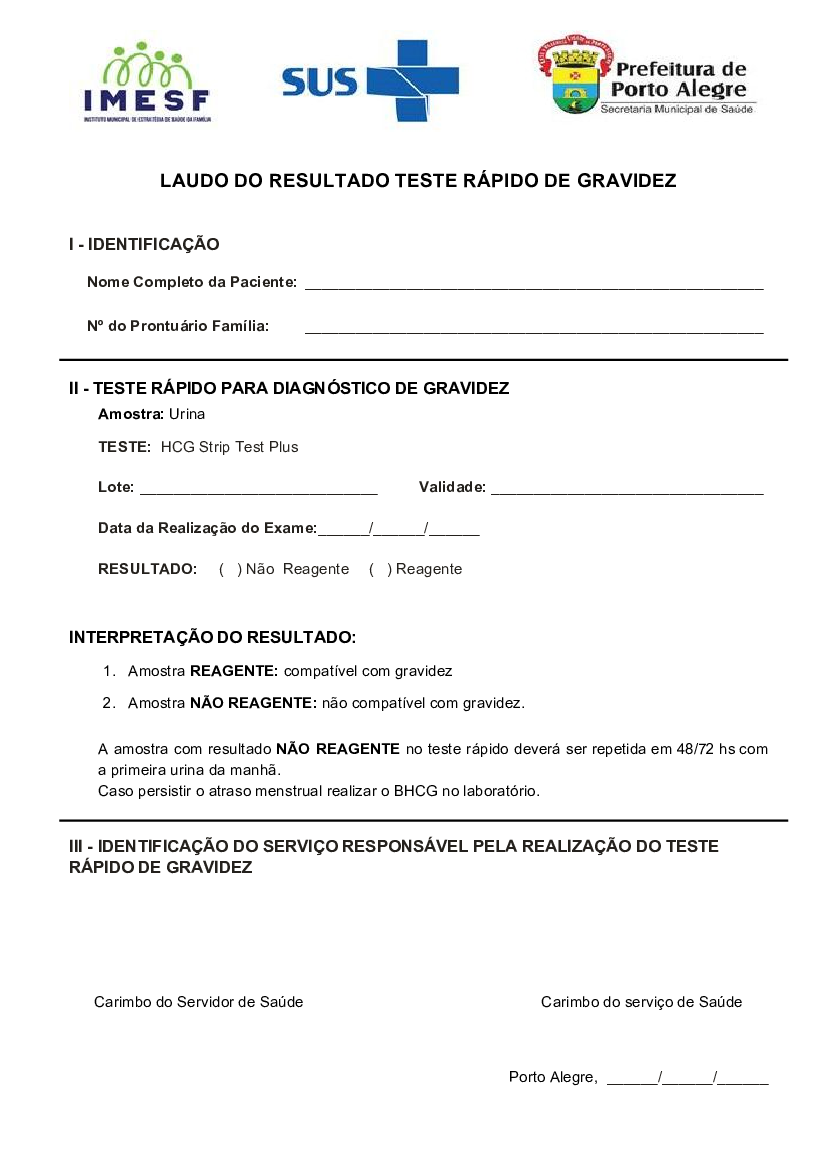 Teste de Gravidez, PDF, Gravidez