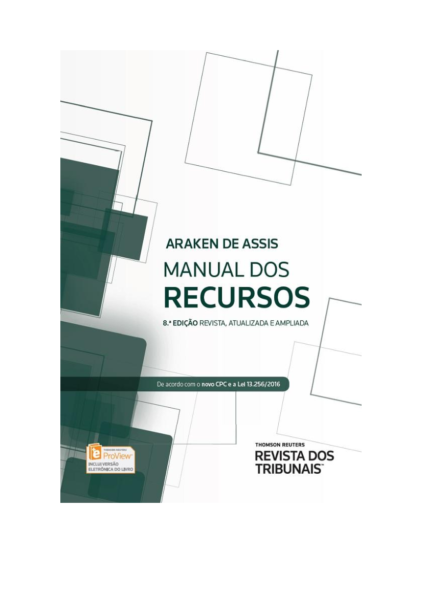 Manual dos Recursos 2017 Araken de Assis Baixar pdf de