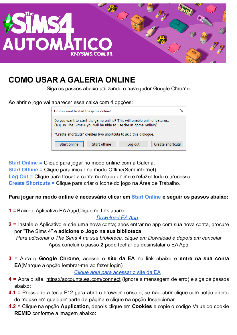 KS) The Sims 4 Automático, PDF, Aplicativo para celular