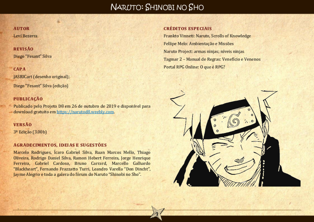 Naruto Shinobi no Sho - Livro Básico - 3.00.pdf, PDF