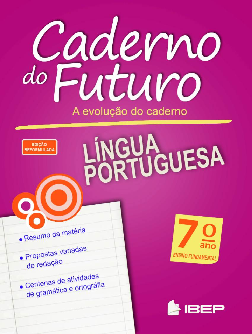 Caderno do futuro - Língua Portuguesa - 7º Ano - Aluno - Baixar PDF de