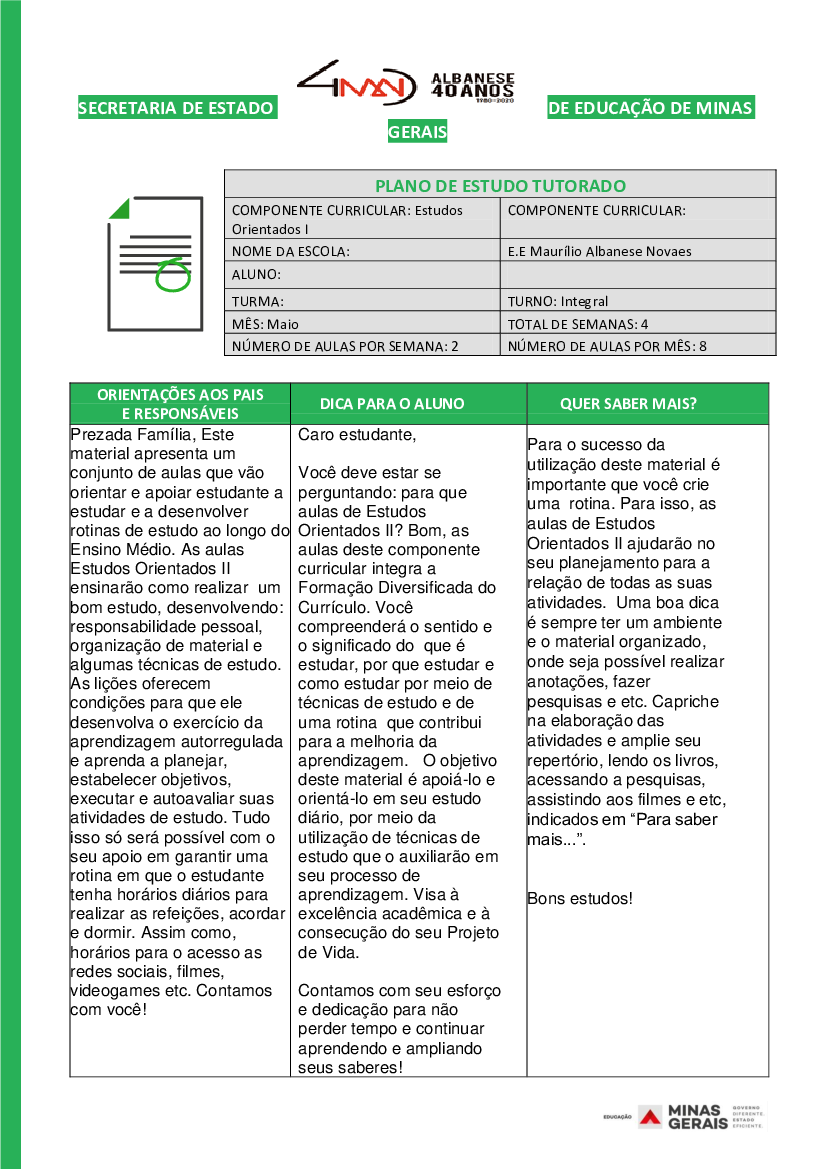 Ensino fundamental I Pet 4 - Õppematerjalid