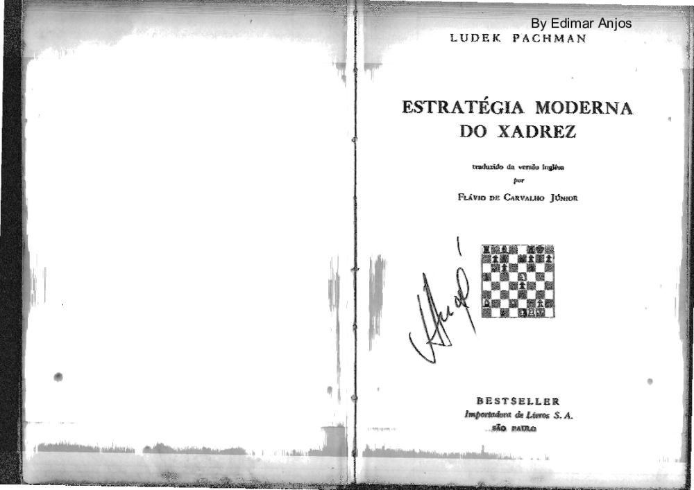 Livro - Estratégia moderna do xadrez do Ludek Pachman.
