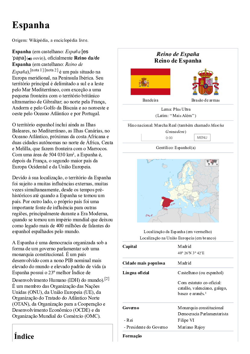 Espanha – Wikipédia, a enciclopédia livre