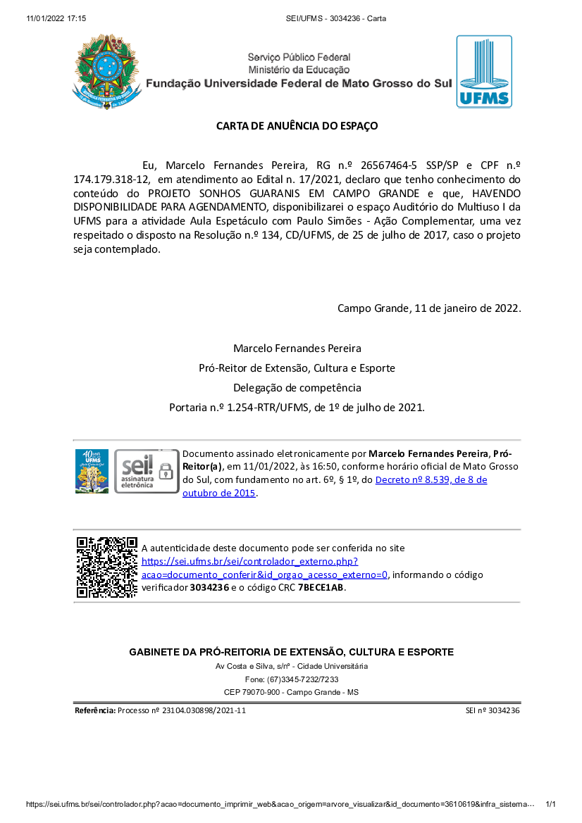 Servidoras aprovadas em mestrado na UFMS recebem Carta de Anuência da  Ejud/MS - A Crítica de Campo Grande