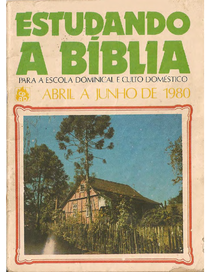 Lições Bíblicas - 1980 - 2° Trimestre - Baixar pdf de Doceru.com