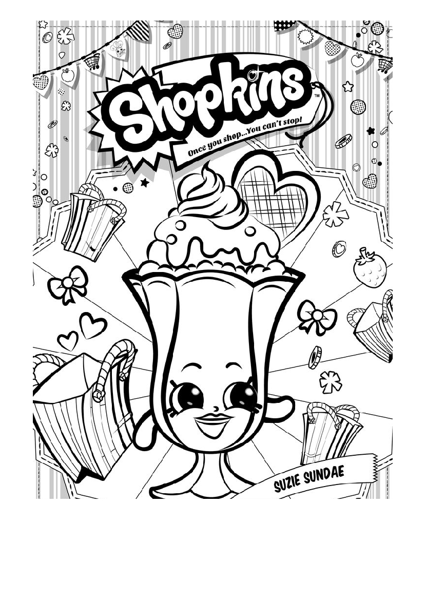 Desenho de Shopkins sunday para colorir - Tudodesenhos - Baixar pdf de  