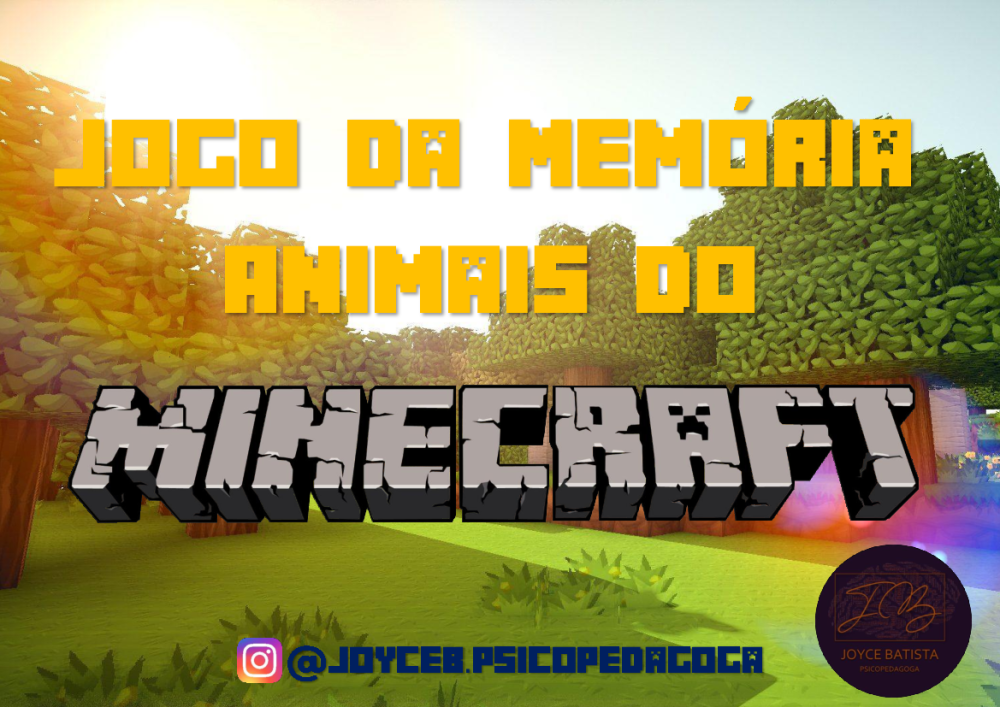 Jogo da Memoria Minecraft