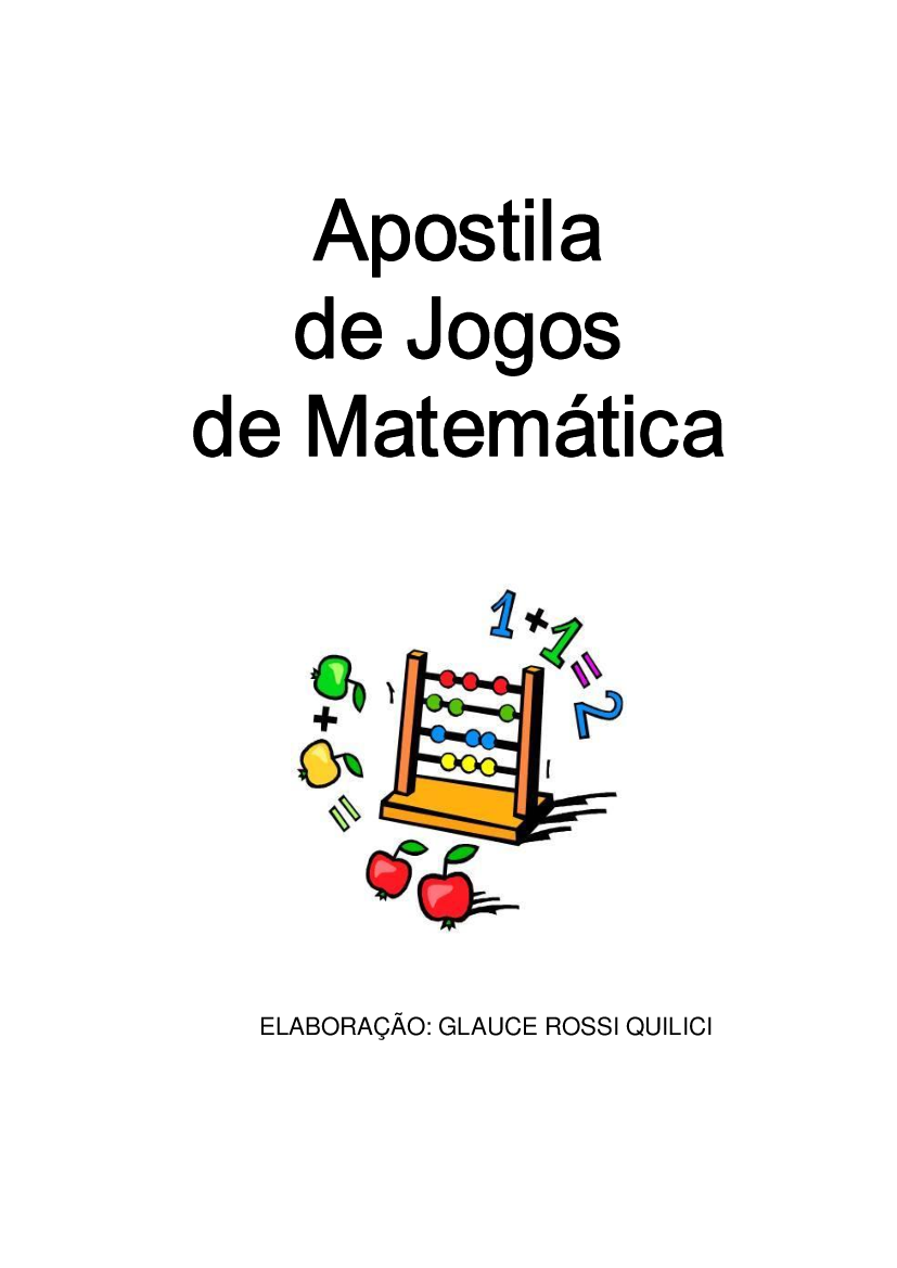 Apostila de Jogos do PNAIC