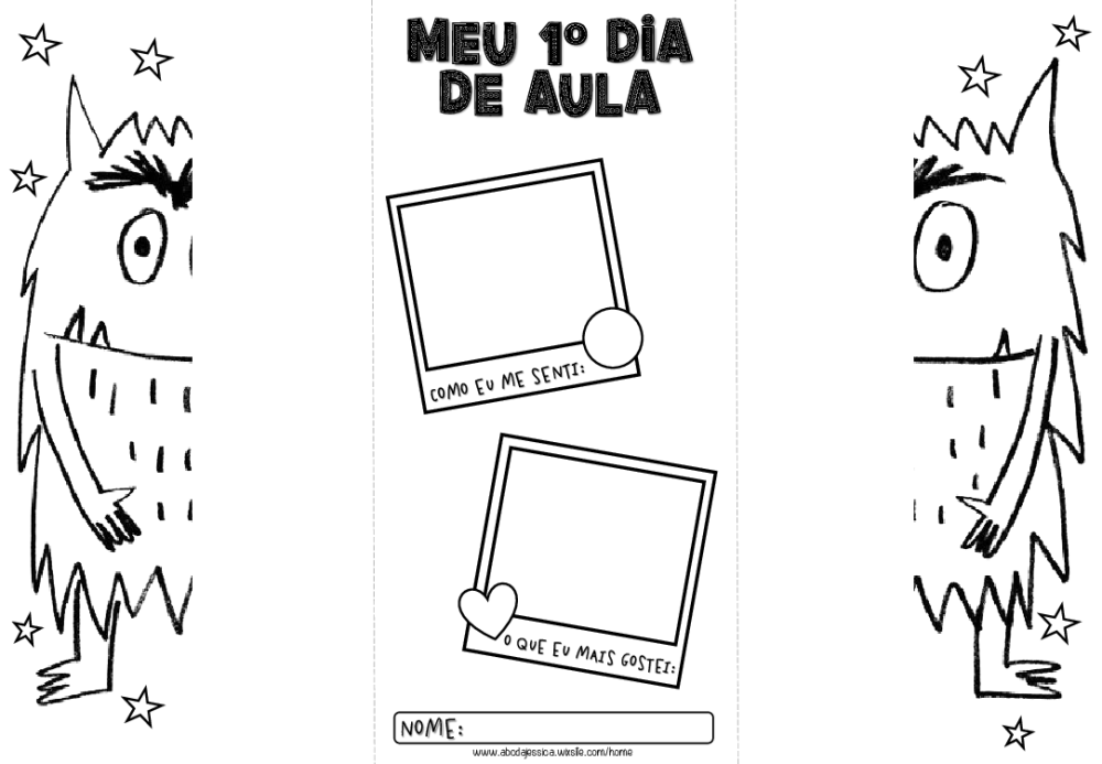 VOLTA ÀS AULAS O monstro das cores vai à escola - Baixar pdf de Doceru.com