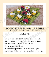 G1.161 Gabarito de Moldes em MDF Noel Jogo da Velha