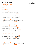 Cifra Club - Michael Jackson - You Are Not Alone - Baixar pdf de 