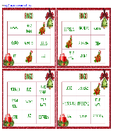 Bingo de Natal - 32 CARTELAS - Baixar pdf de 