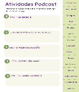 Folha de Atividades Podcast Elen Milek